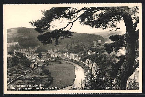 Cpa roche ardenne route - la, ardenne,