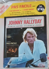 Johnny Hallyday-Collection officielle, Cd +Livret -Pas facile - 1981 -  N 41.