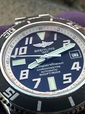 BREITLING SuperOcean 42 A17364 Black Dial Automatic Men's Watch Stainless Steel