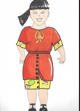 DESSIN DE MODE    AQUARELLE CHRISTY HOBART