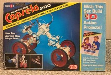 Capsela 200 Motorized Science Construction Toy System 809200 1993 VTECH Complete