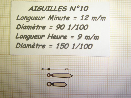Paires aiguilles pour - 2,