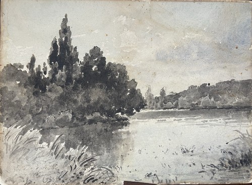 Lavis encre xixe bord - encre,