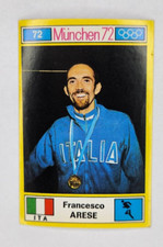 1972 Panini Munich Olympics #72 Sprinter FRANCESCO ARESE (Italy) (A)