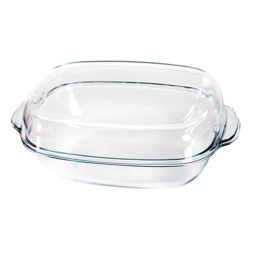 Plat four verre - à, en