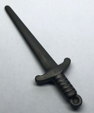 PLAYMOBIL MIDDLE AGES - Dark Grey Wide Guard Sword 4014 4866 4873 6379