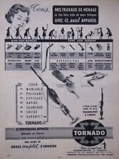 1951 PRESS ADVERTISEMENT TORNADO VACUUM BLOWER WAX SCRAPER - ADVERTISING