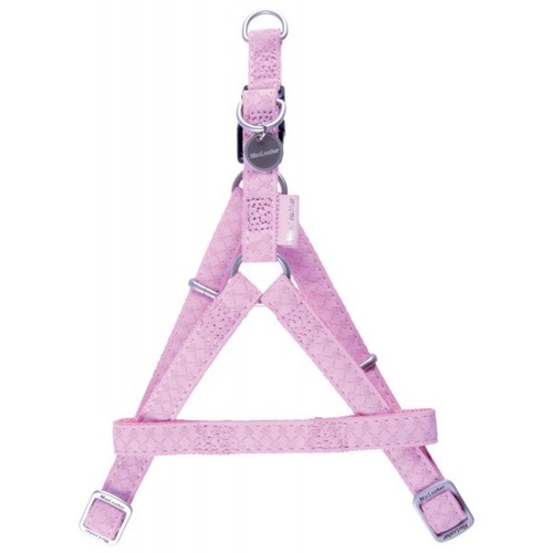 Harnais rose leather mm - rose,
