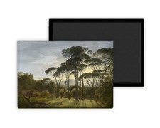 Paysage italien avec pins parasols-Voogd Hendrik-Magnet Frigo 54x78mm