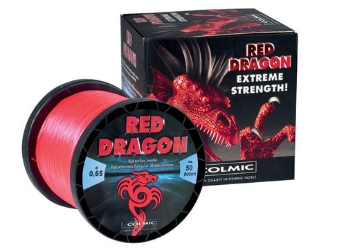 Monofilament pêche colmic red - monofilament,
