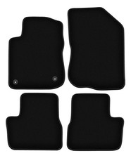 Tapis de sol en velours noir pour Peugeot 208 I année 2012-2019 set 4 pièces