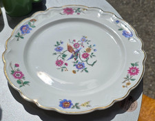 assiettes a dessert en porcelaine de limoge salmon ancienne