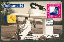   TELECARD 50 UNITS IN 1015 CALOR 40th Anniversary Iron Steam EMPTY 