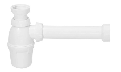Siphon pour lavabo - avec, sortie