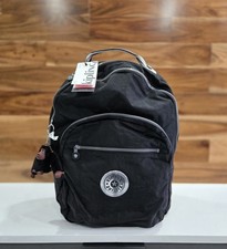 Kipling Backpack Black Large  Bookbag Travel Laptop KIA Unisex