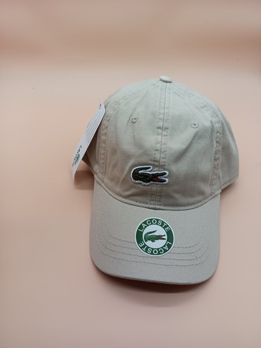 Casquette lacoste beige grand - lacoste,