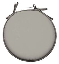 Coussin de chaise rond gris -