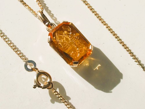 Beau pendentif ancien avec - pendentif,