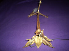 PIED DE LAMPE LAITON ART NOUVEAU/DECO MAJORELLE PATE DE VERRE DAUM GALLE MULLER