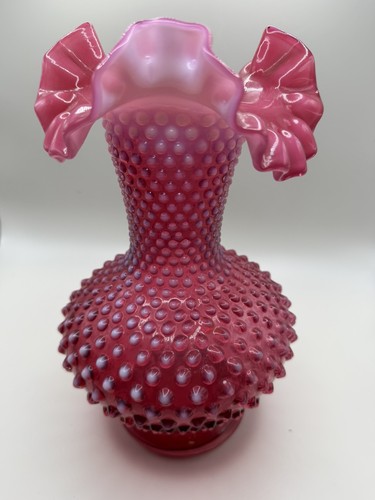 Fenton cranberry opalescent - cranberry,
