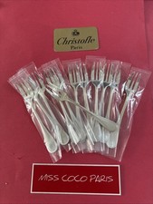 FOURCHETTES GÂTEAU CHRISTOFLE