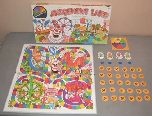 Vintage amusement land - vintage, kiddie