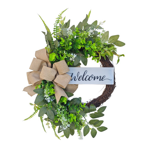 Couronne florale saisonnière - couronne,