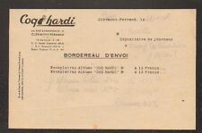 CLERMONT-FERRAND 63: IMPRIMERIE / EDITEUR Heddo des JEUNES de FRANCE "COQ HARDI"