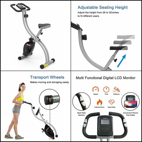 Recumbent exercise bike - exercise,