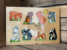 Puzzle en bois, animaux