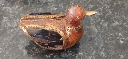 Belle figurine canard - , bois
