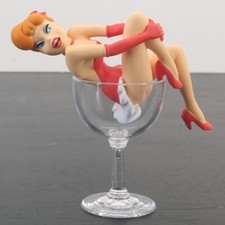 Extremely rare! Red in a glass. Tex Avery collectible. Demons and Merveilles