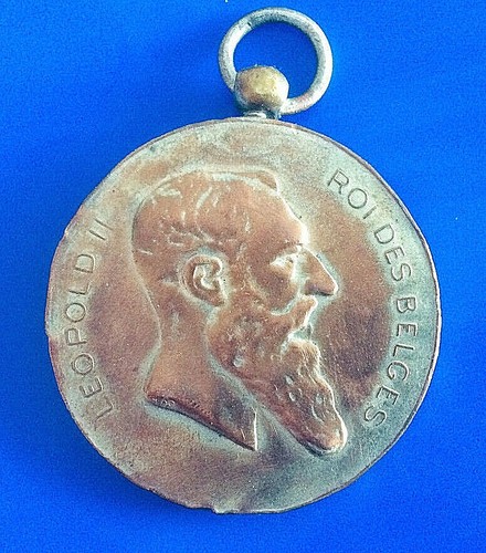 0985 medaille leopold ii - medaille,