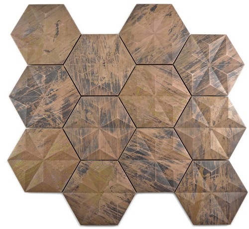 Carrelage mosaïque hexagonal - carrelage,