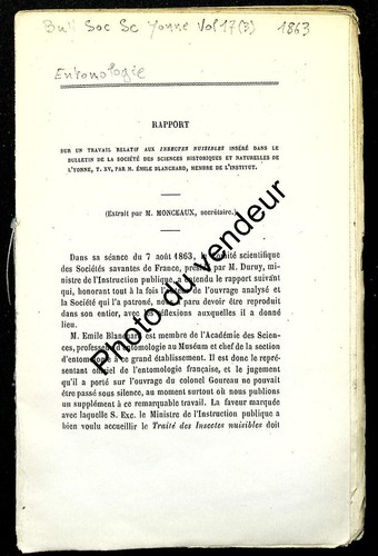 Entomologie agricole 1863 - entomologie, les