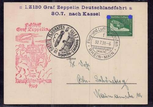 Reich zeppelin lettre - zeppelin,