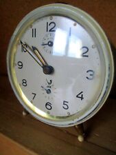 antique morning wake MECHANICAL brand JAZ Clock watch c1950 retro vintage!