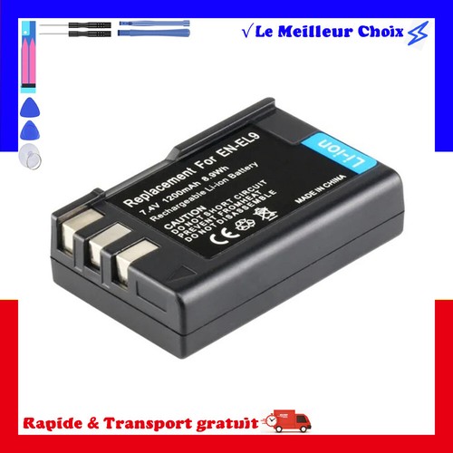 Batterie 1200mah el9 - 1200mah, en-el9