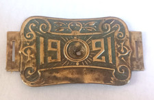 Plaque de vélo ... cyclisme . 1921