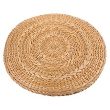  Coussin de siège de Yoga tissé au sol en paille, coussin de chaise, coussin de