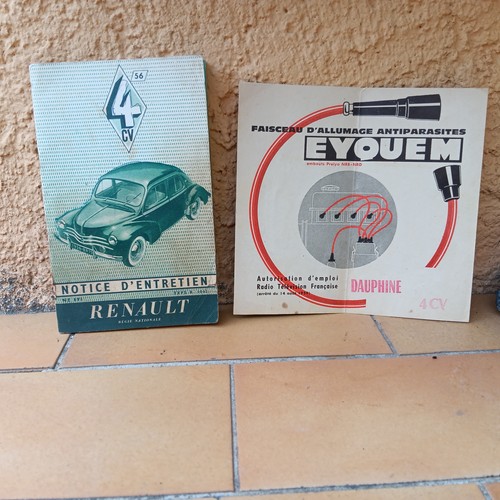 Renault 4cv notice entretien - 4cv,