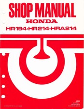 1986 - Honda PXA SXA Walk-Behind HR194-HR214-HRA214 Service Manual - OCR 600dpi