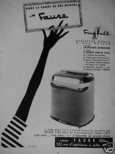 ADVERTISEMENT 1956 FAURE MOBILE BUTANE GAS RADIATOR - ADVERTISING 