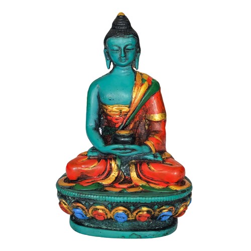 Bouddha dhyâna mudra vert - bouddha,
