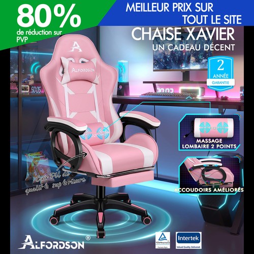 Alfordson chaise gaming avec - chaise,