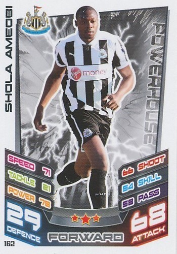 162 shola ameobi newcastle - 162,