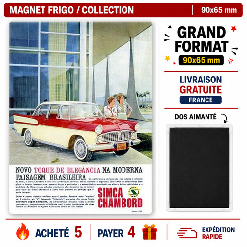 Magnet frigo simca - simca, chambord
