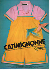 1980 ADVERTISING ADVERTISEMENT CATIMINI children's clothing