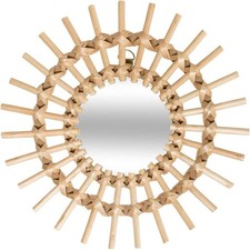 Lot de 3 miroirs rotin soleil