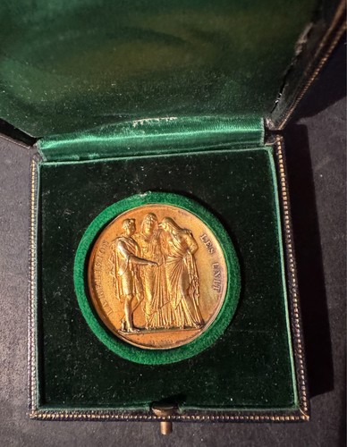Médaille mariage vermeil - mariage,